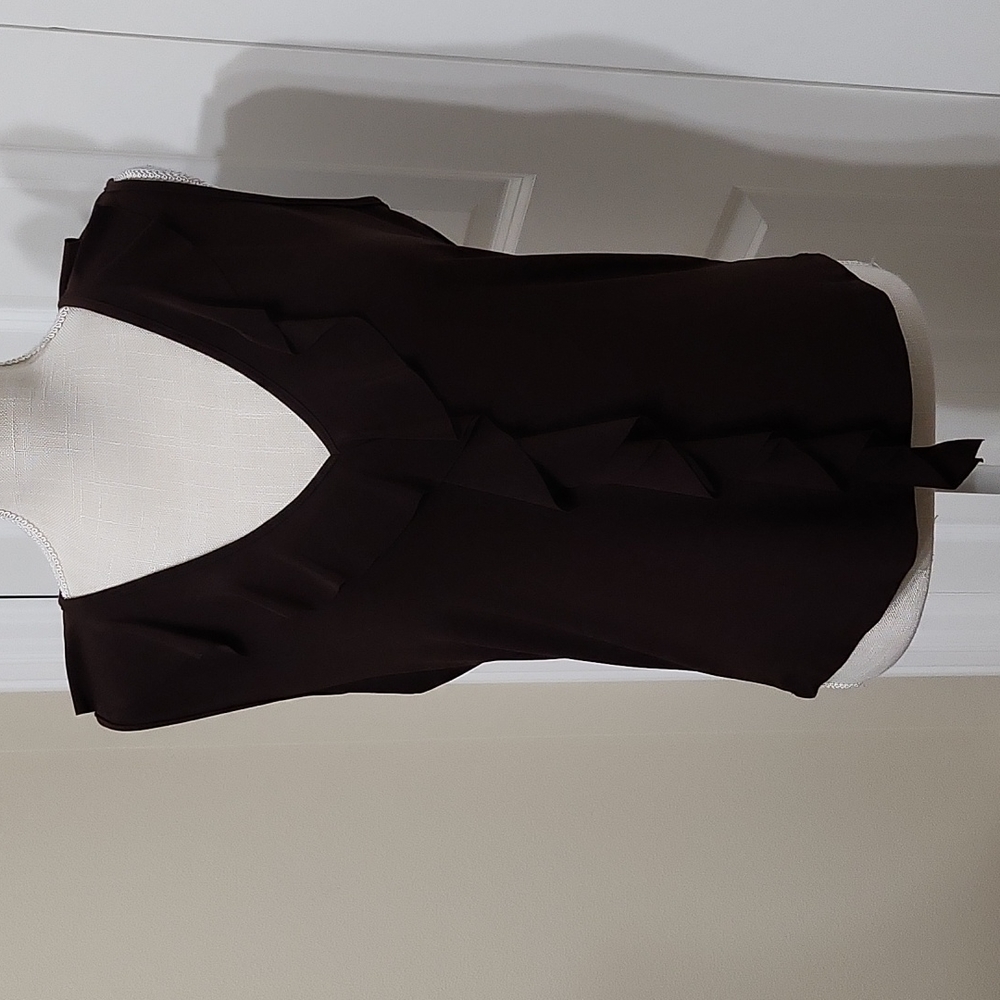 JAIPUR BROWN TOP SZ L IN GREAT CONDITION
